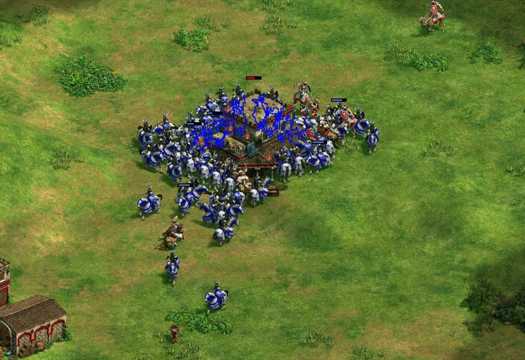 Age of Empires 2 - Paladinové útočí do budovy